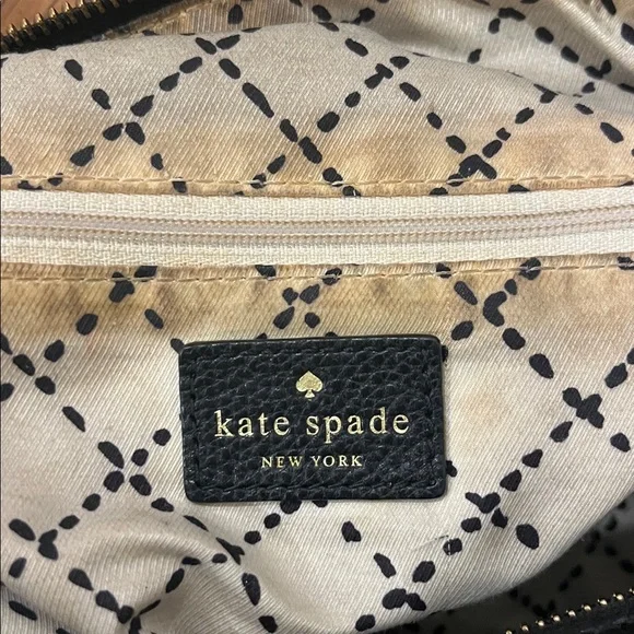 Kate Spade INSIDE PROJECT Grant Park Shelby Black Pebbled Leather Shoulder Bag - Picture 14 of 16